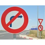 Panneaux de signalisation avec support UPN 80