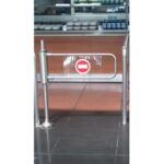 Portillon pivotant electromagnetic pour grande surface ozak